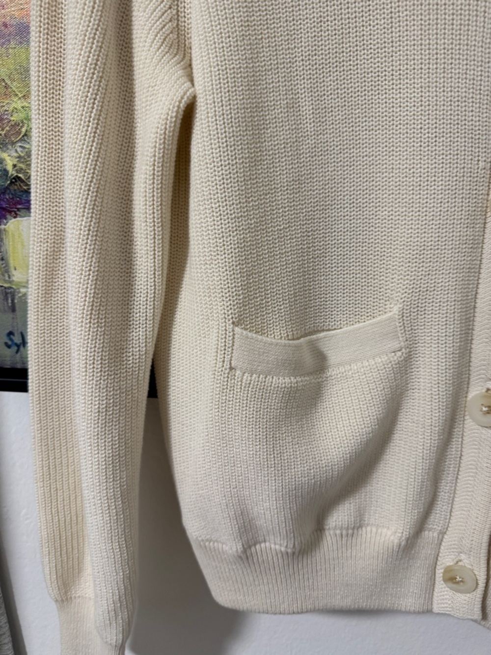 Margaret O’Leary Joey Jacket. Off White. Like New - Picture 2 of 7